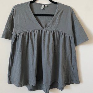 ASOS Grey Boxy Crop Top